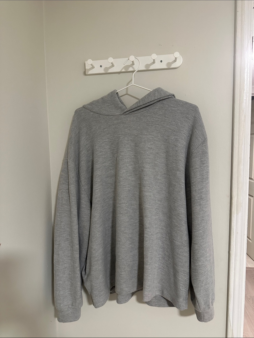 Zara Light Gray Hooded Women's Sweater - Soft Knit Pullover